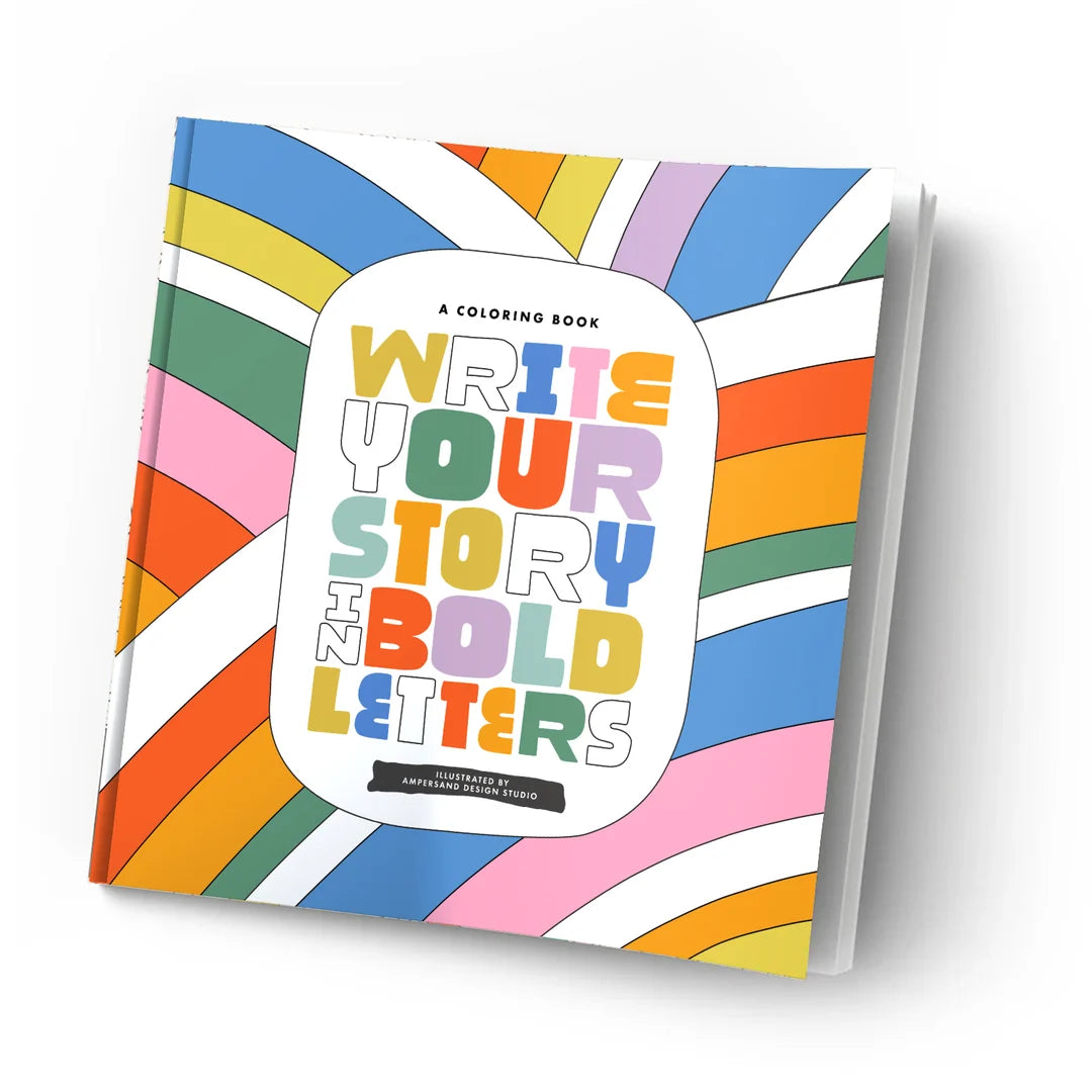 AMPERSAND | WRITE YOUR STORY IN BOLD LETTERS COLORING BOOK AMPERSAND