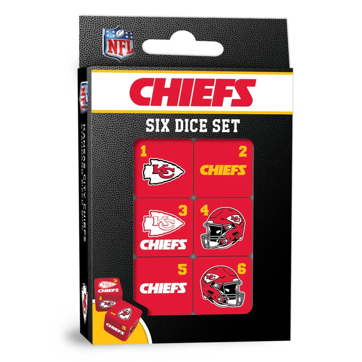 MASTERPIECES | KANSAS CITY CHIEFS DICE PACK - Westside Storey