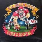 WESTSIDE STOREY VINTAGE | VINTAGE 90'S KC LINEMAN SWEATSHIRT - BLACK - Westside Storey