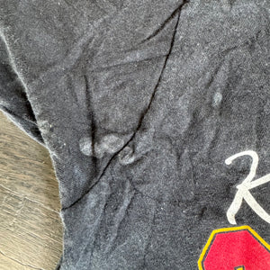 WESTSIDE STOREY VINTAGE | VINTAGE 90'KC CHIEFS LIGHTNING BOLTS T-SHIRT - BLACK - Westside Storey