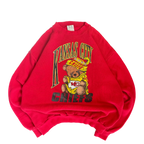 WESTSIDE STOREY VINTAGE | VINTAGE 90'S KC CHIEFS TEDDY BEAR SWEATSHIRT - RED - Westside Storey