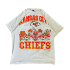 WESTSIDE STOREY VINTAGE | VINTAGE 90'S KC CHIEFS LOONEY TUNES T-SHIRT - GRAY - Westside Storey