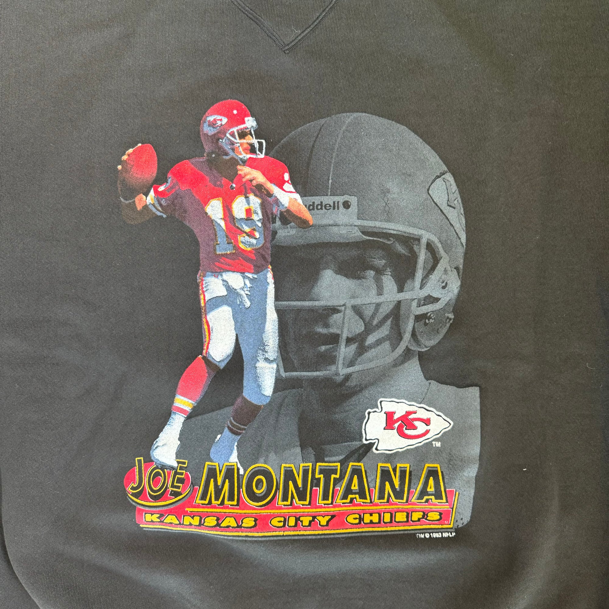 Vintage 1990s high quality Joe Montana Kansas City Chiefs NFL Football Jersey