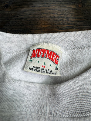 WESTSIDE STOREY VINTAGE | VINTAGE 90'S KU JAYHAWK FRONT BACK SWEATSHIRT - GRAY Westside Storey