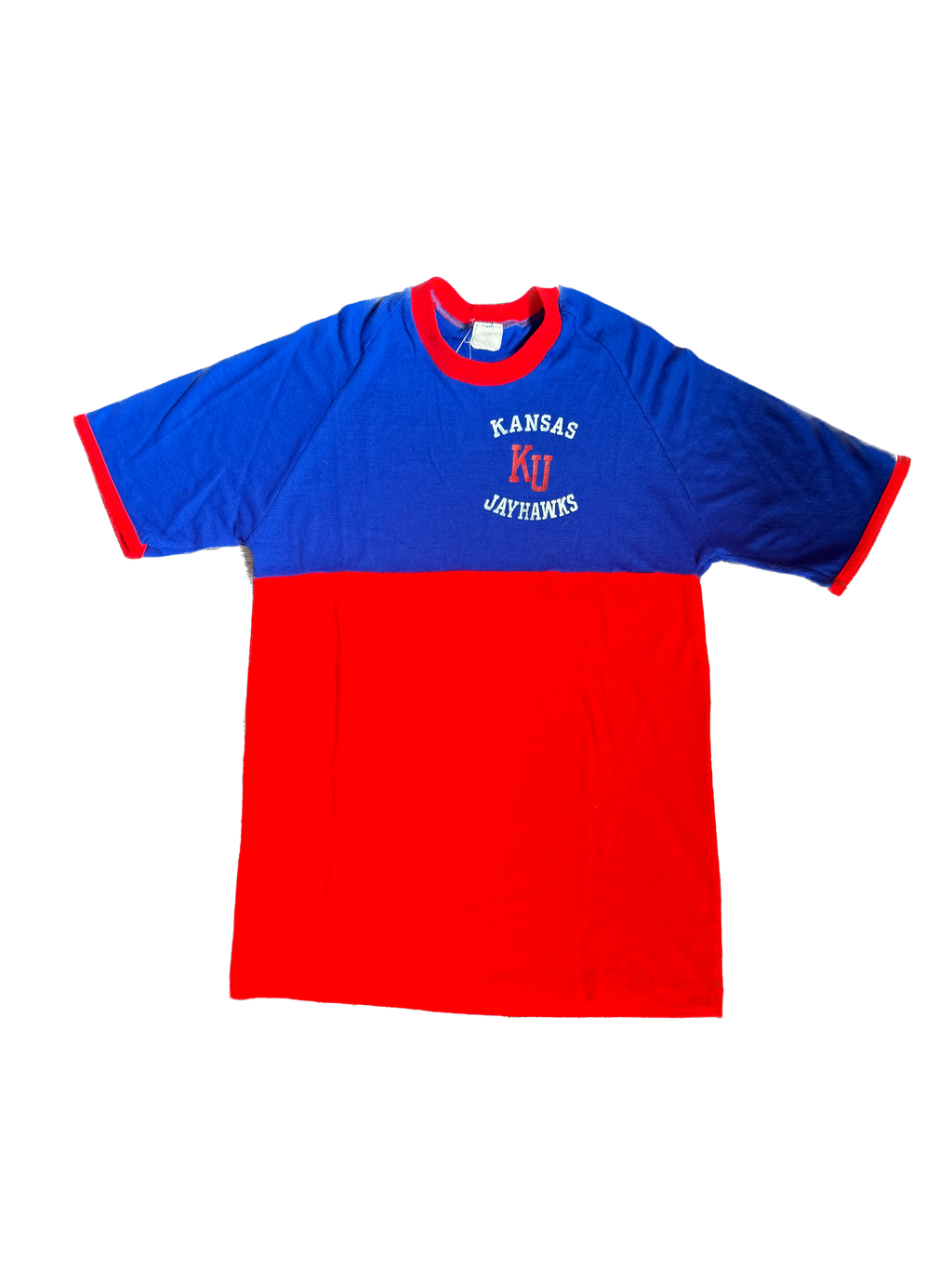WESTSIDE STOREY VINTAGE | VINTAGE 1960'S KU T-SHIRT - BLUE/RED Westside Storey