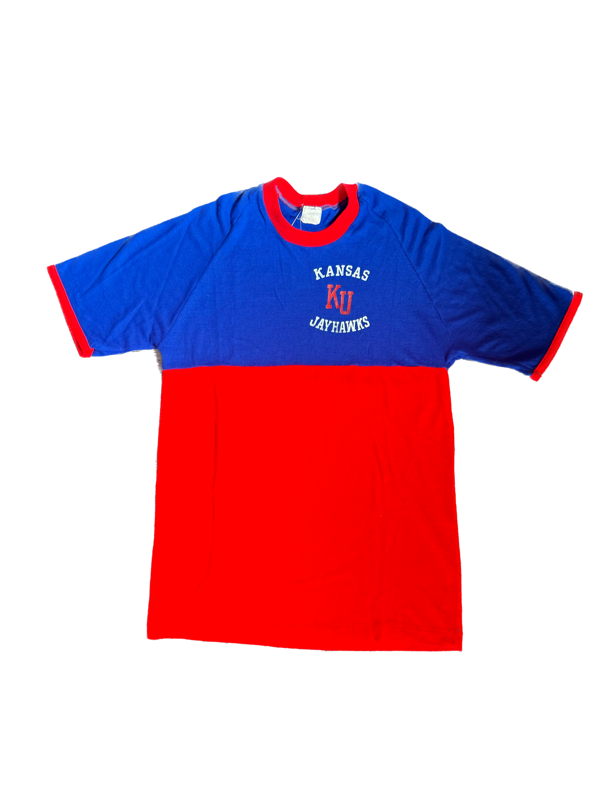 WESTSIDE STOREY VINTAGE | VINTAGE 1960'S KU T-SHIRT - BLUE/RED Westside Storey
