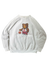 WESTSIDE STOREY VINTAGE | VINTAGE 90'S KU TEDDY BEAR BASKETBALL SWEATSHIRT - WHITE Westside Storey