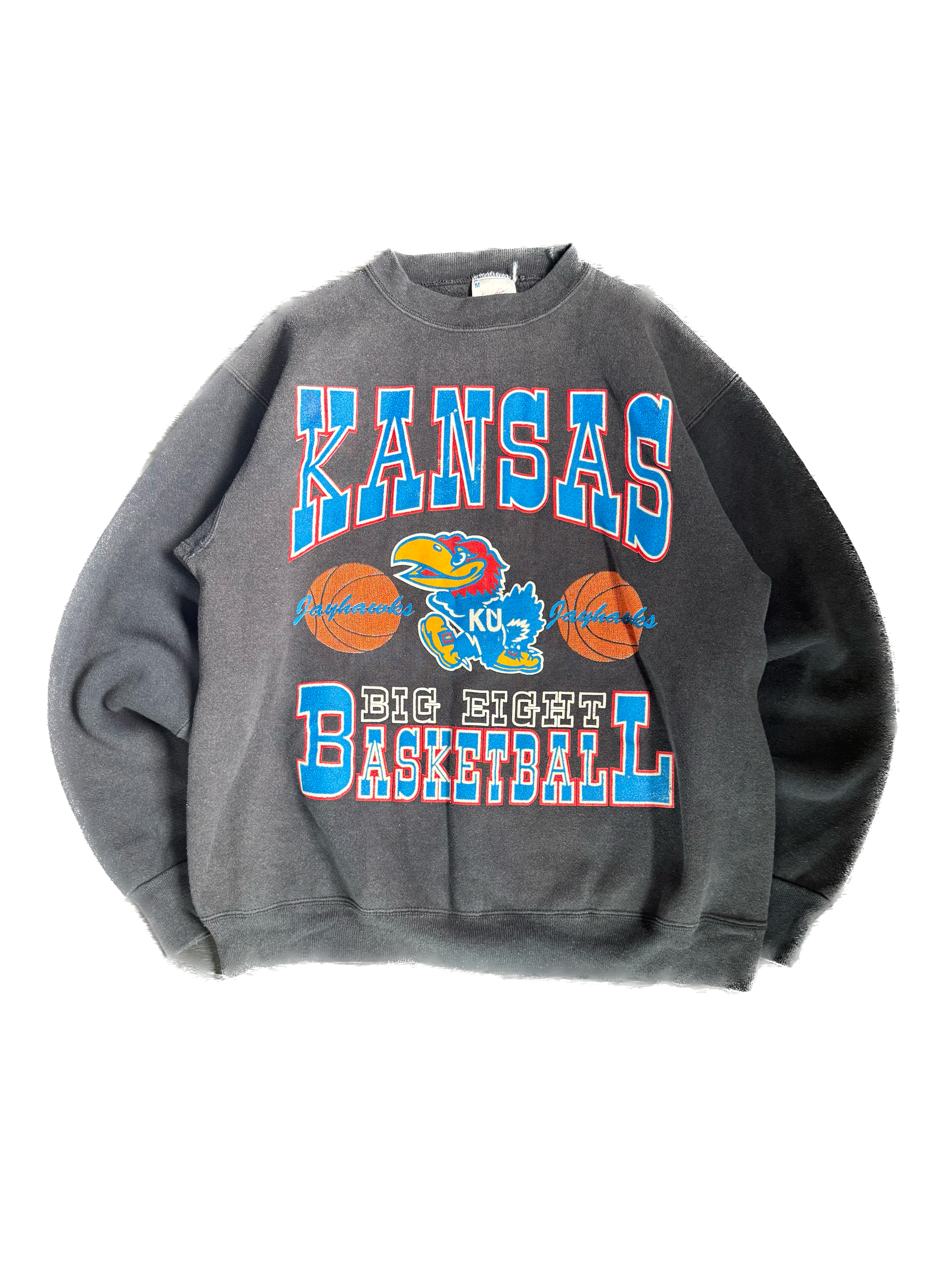WESTSIDE STOREY VINTAGE | VINTAGE 90'S BIG EIGHT KU BASKETBALL SWEATSHIRT - BLACK Westside Storey