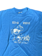 WESTSIDE STOREY VINTAGE | VINTAGE 80'S KU - WSU T-SHIRT - BLUE Westside Storey