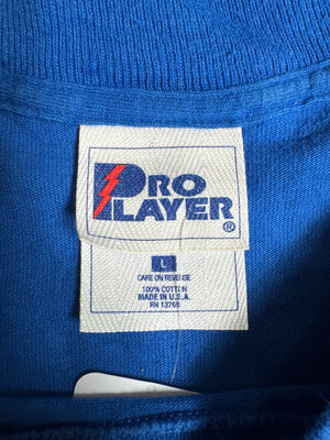 WESTSIDE STOREY VINTAGE | VINTAGE 90'S PRO PLAYER AOP KU JAYHAWKS T-SHIRT - BLUE Westside Storey