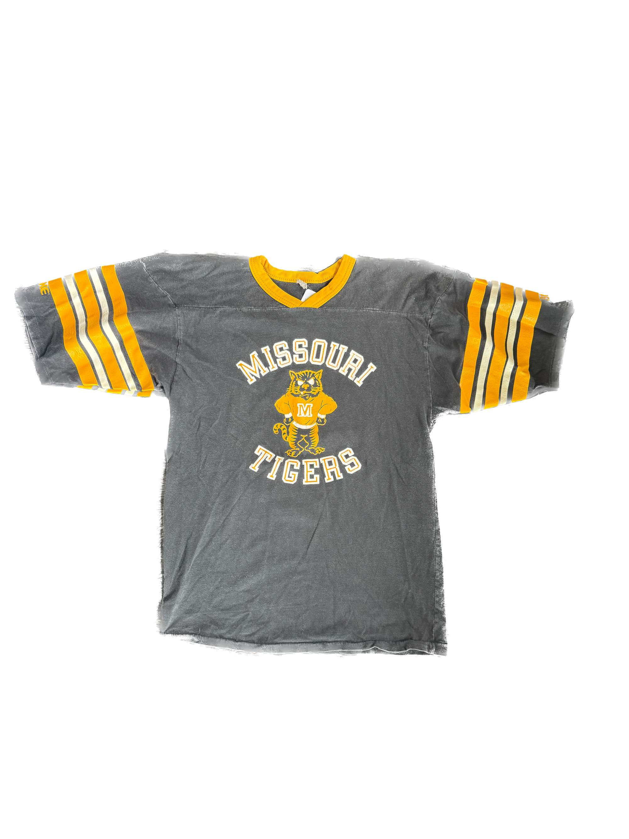 WESTSIDE STOREY VINTAGE | VINTAGE 80'S MIZ TIGERS JERSEY T-SHIRT - BLACK Westside Storey