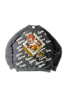 WESTSIDE STOREY VINTAGE | VINTAGE 90'S MIZZOU TIGERS AOP SWEATSHIRT - BLACK Westside Storey