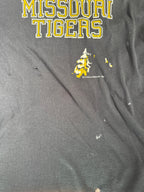 WESTSIDE STOREY VINTAGE | VINTAGE 80'S MISSOURI TIGERS JERSEY T-SHIRT - BLACK Westside Storey