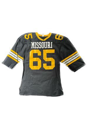 WESTSIDE STOREY VINTAGE | VINTAGE 1960'S MISSOURI TIGERS FOOTBALL JERSEY - BLACK Westside Storey