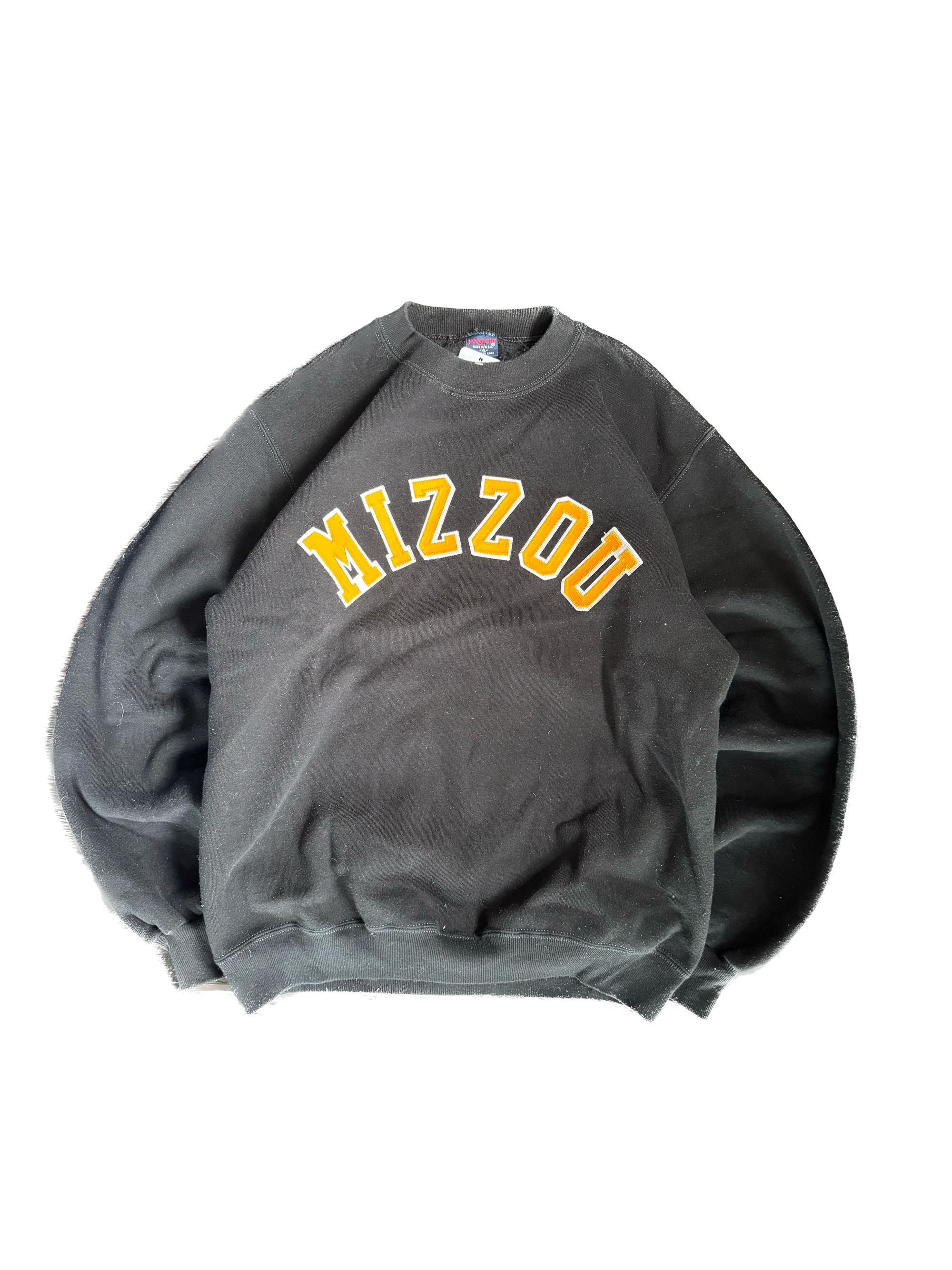WESTSIDE STOREY VINTAGE | VINTAGE 90'S MIZ TIGERS PATCH SWEATSHIRT - XL Westside Storey
