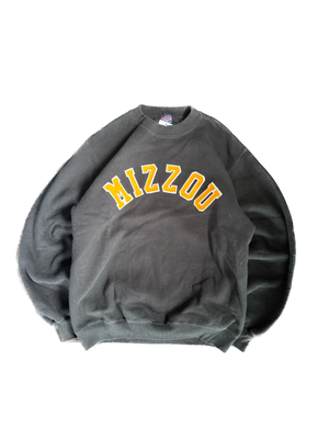 WESTSIDE STOREY VINTAGE | VINTAGE 90'S MIZ TIGERS PATCH SWEATSHIRT - XL Westside Storey