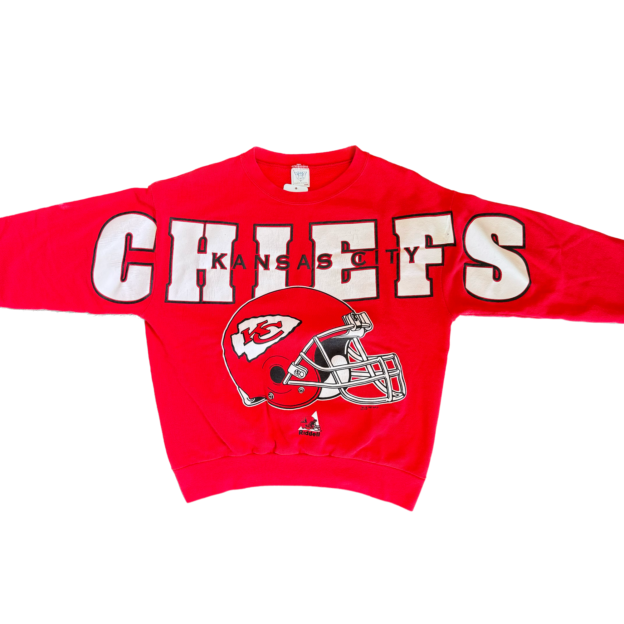 WESTSIDE STOREY VINTAGE | VINTAGE RIDDELL KC CHIEFS SPELLOUT - RED - Westside Storey