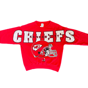 WESTSIDE STOREY VINTAGE | VINTAGE RIDDELL KC CHIEFS SPELLOUT - RED - Westside Storey