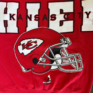 WESTSIDE STOREY VINTAGE | VINTAGE RIDDELL KC CHIEFS SPELLOUT - RED - Westside Storey