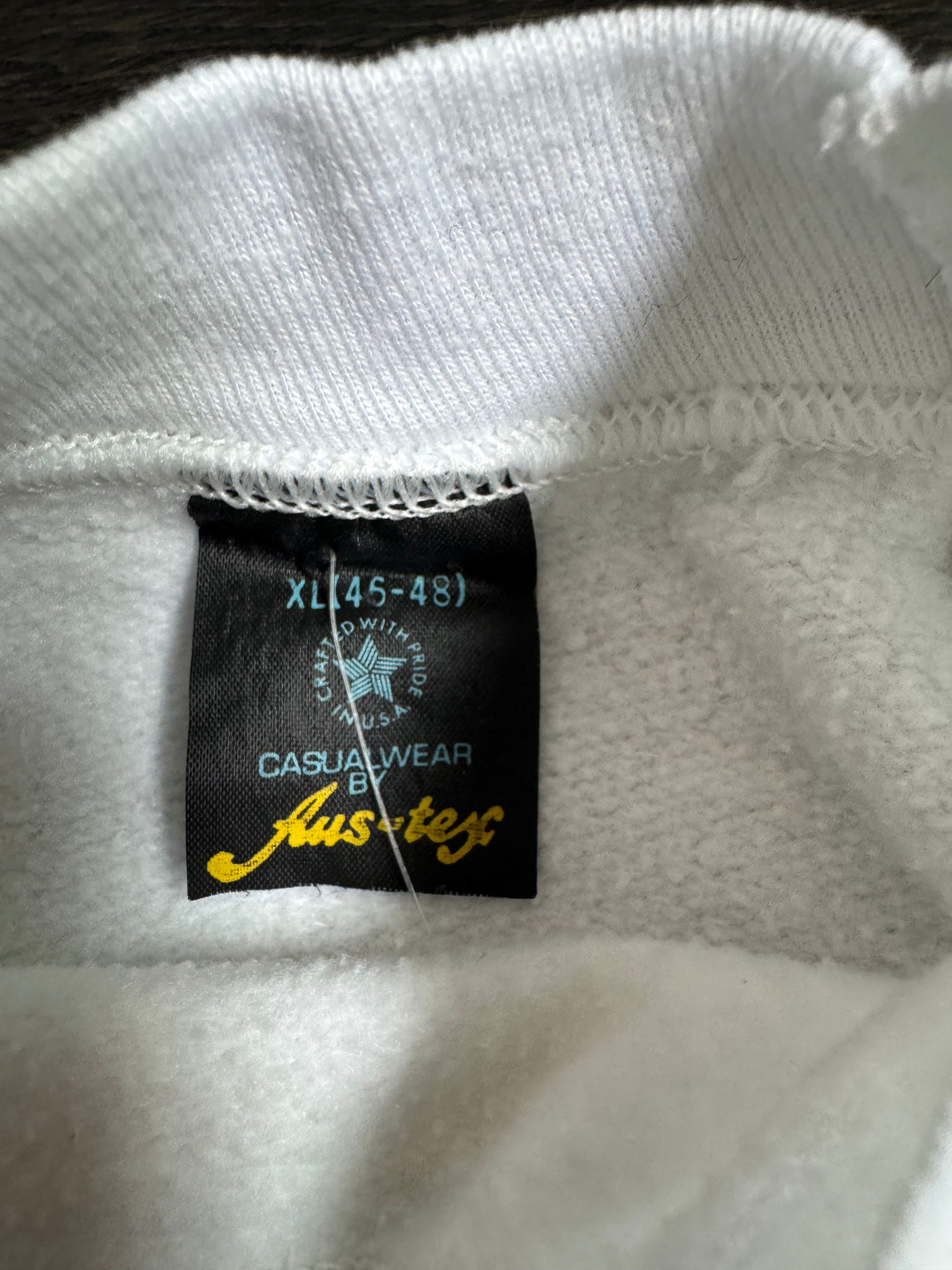 WESTSIDE STOREY VINTAGE | VINTAGE 80'S MIZ TIGERS WHITE SWEATSHIRT - WHITE Westside Storey