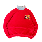 WESTSIDE STOREY VINTAGE | VINTAGE 90'S KC TURTLENECK SWEATSHIRT - RED - Westside Storey