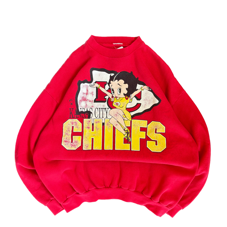 WESTSIDE STOREY VINTAGE | VINTAGE 90'S BETTY BOOP KC CHIEFS - RED