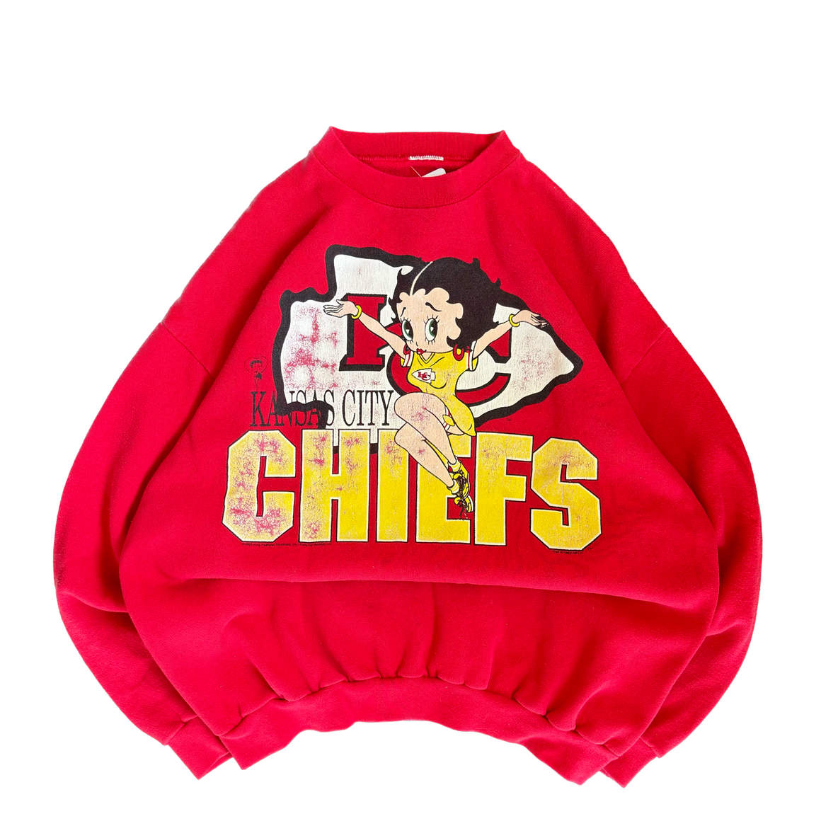 WESTSIDE STOREY VINTAGE | VINTAGE 90'S BETTY BOOP KC CHIEFS - RED