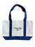 BELLBOY |  KC YACHT CLUB TOTE BAG - CREAM/NAVY - Westside Storey