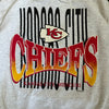 WESTSIDE STOREY VINTAGE | VINTAGE KC CHIEFS CLIFF ENGLE STRIPED SWEATSHIRT - GRAY