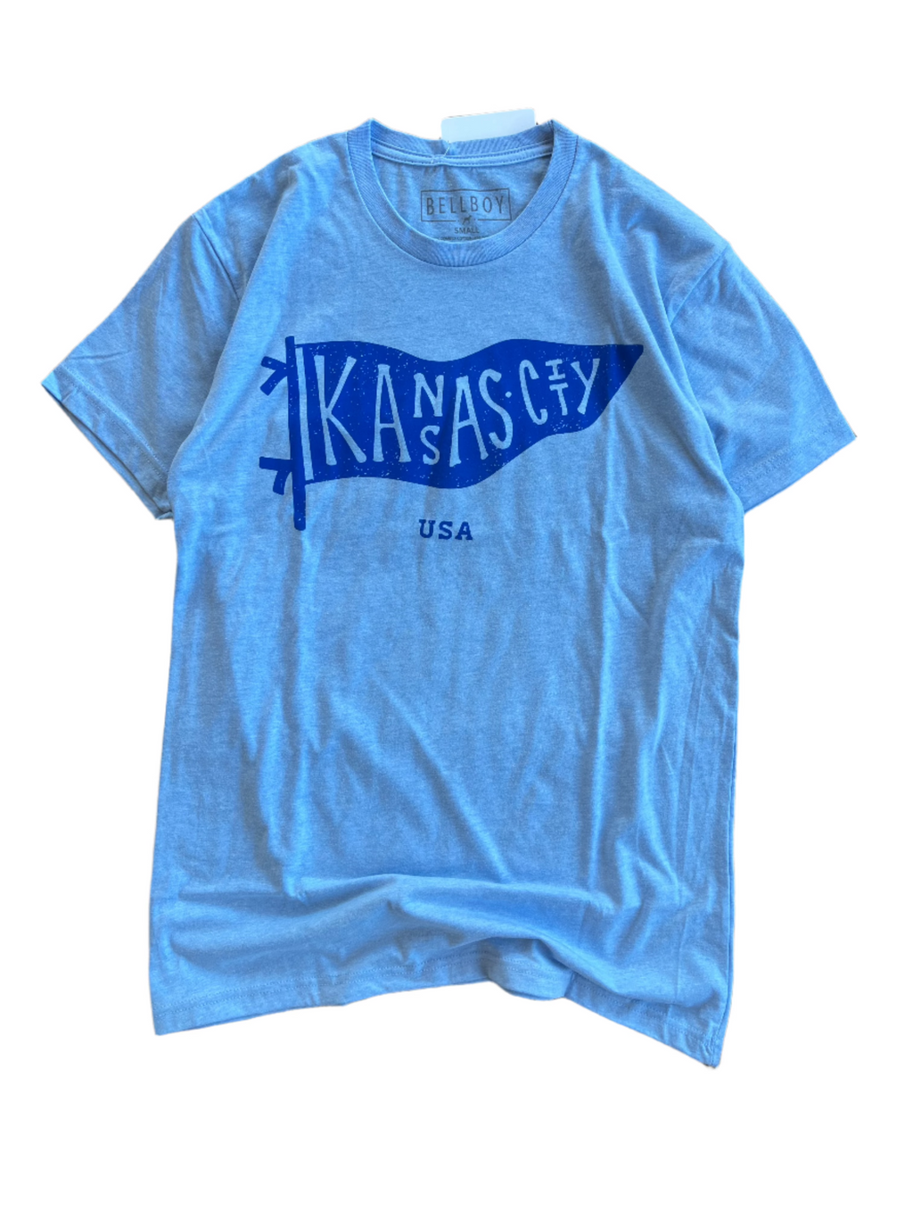 BELLBOY | KC PENNANT T-SHIRT - ROYAL - Westside Storey
