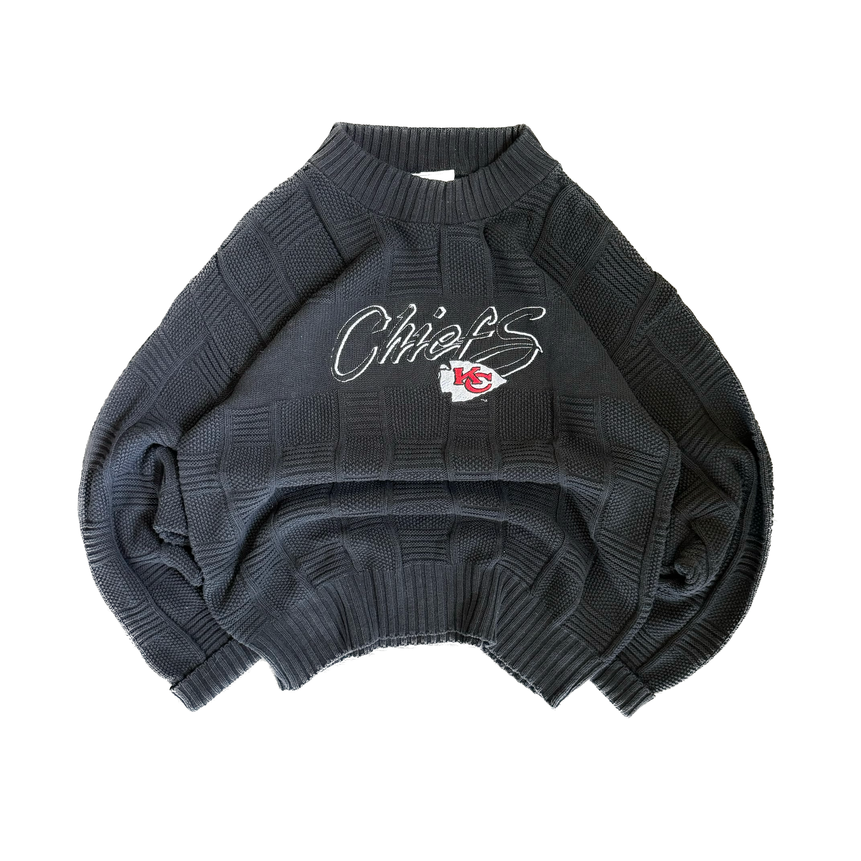 WESTSIDE STOREY VINTAGE | VINTAGE 90's KC CHEFS ANTIGUA KNIT SWEATER - Westside Storey