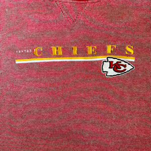 WESTSIDE STOREY VINTAGE | Y2K VINTAGE PUMA THICK KC CHIEFS SWEATSHIRT - RED - Westside Storey