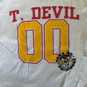 WESTSIDE STOREY VINTAGE | VINTAGE 90'S TAZ IN YOUR FACE KC CHIEFS T-SHIRT - WHITE - Westside Storey