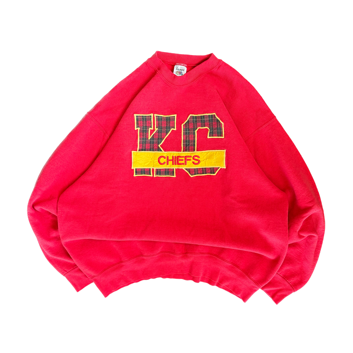 WESTSIDE STOREY VINTAGE | VINTAGE 90'S KC CHIEFS PAISLEY SWEATSHIRT - RED