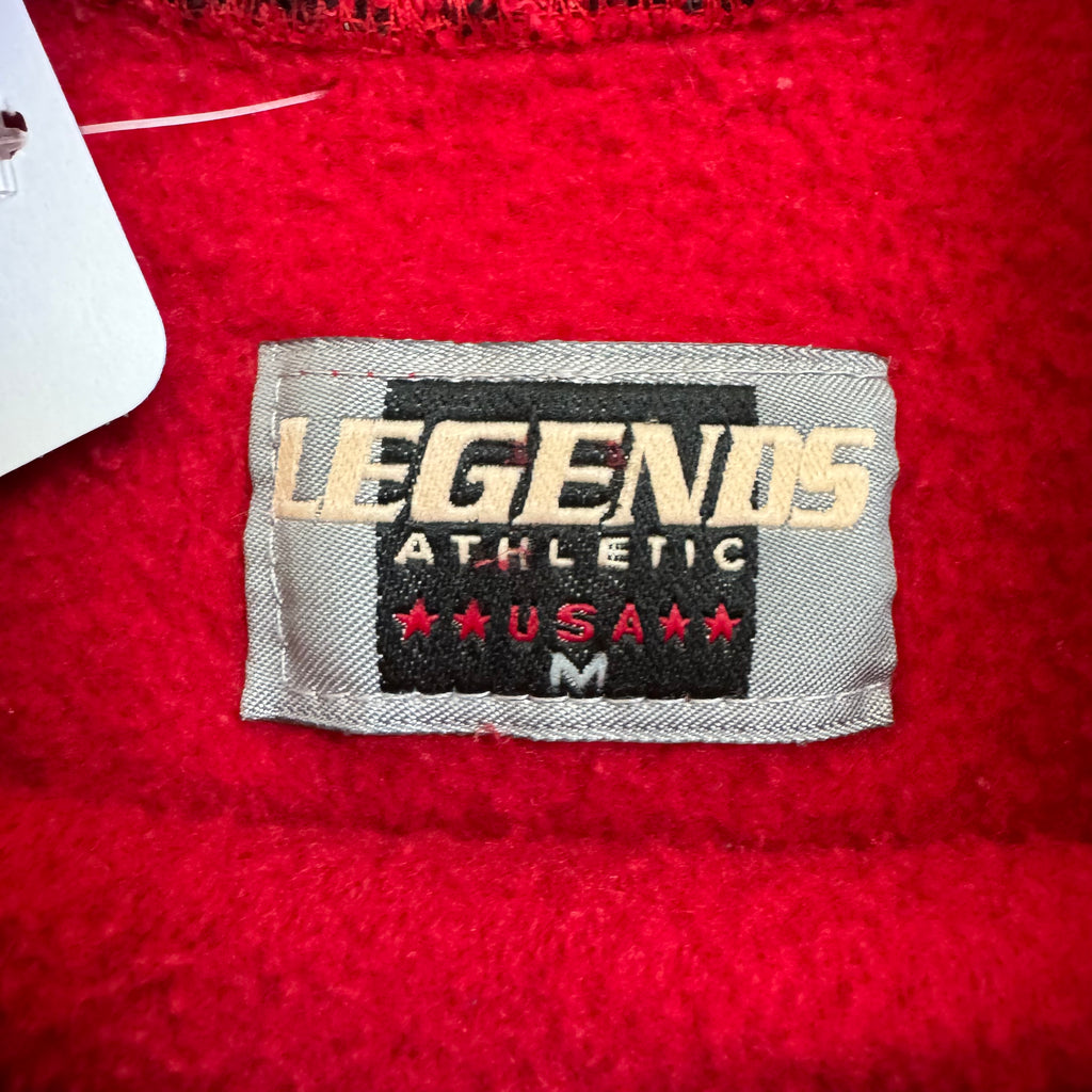 WESTSIDE STOREY VINTAGE | VINTAGE 90'S LEGENDS KC CHIEFS LARGE SPELLOUT SWEATSHIRT - RED - Westside Storey