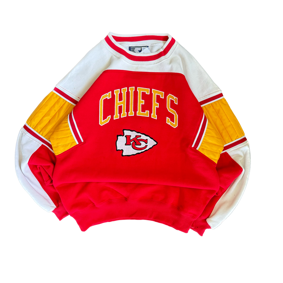 WESTSIDE STOREY VINTAGE | VINTAGE 80'S KC CHIEFS STARTER SWEATSHIRT *AS IS - RED