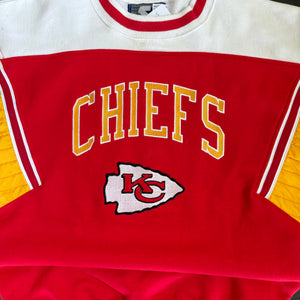 WESTSIDE STOREY VINTAGE | VINTAGE 80'S KC CHIEFS STARTER SWEATSHIRT *AS IS - RED - Westside Storey
