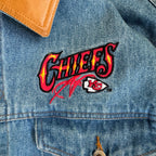 WESTSIDE STOREY VINTAGE | VINTAGE 90'S CHIEFS DENIM JACKET - BLUE - Westside Storey