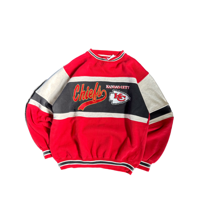 WESTSIDE STOREY VINTAGE | VINTAGE 90'S KC CHCIEFS LOGO 7 COLOR BLOCK - RED Westside Storey