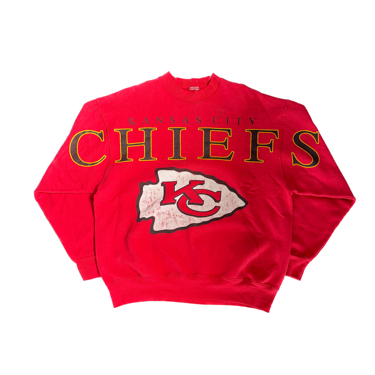 WESTSIDE STOREY VINTAGE | VINTAGE 90'S KC CHIEFS CLIFF ENGLE SPELLOUT - RED Westside Storey
