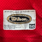 WESTSIDE STOREY VINTAGE | VINTAGE 90'S KC CHIEFS DAVIS WILSON STITCHED JERSEY - RED Westside Storey