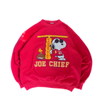 WESTSIDE STOREY VINTAGE | VINTAGE 90'S KC CHIEFS SNOOPY JOE CHIEFS SWEATSHIRT - RED Westside Storey