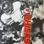WESTSIDE STOREY VINTAGE | VINTAGE 90'S KC CHIEFS AOP T-SHIRT - WHITE Westside Storey