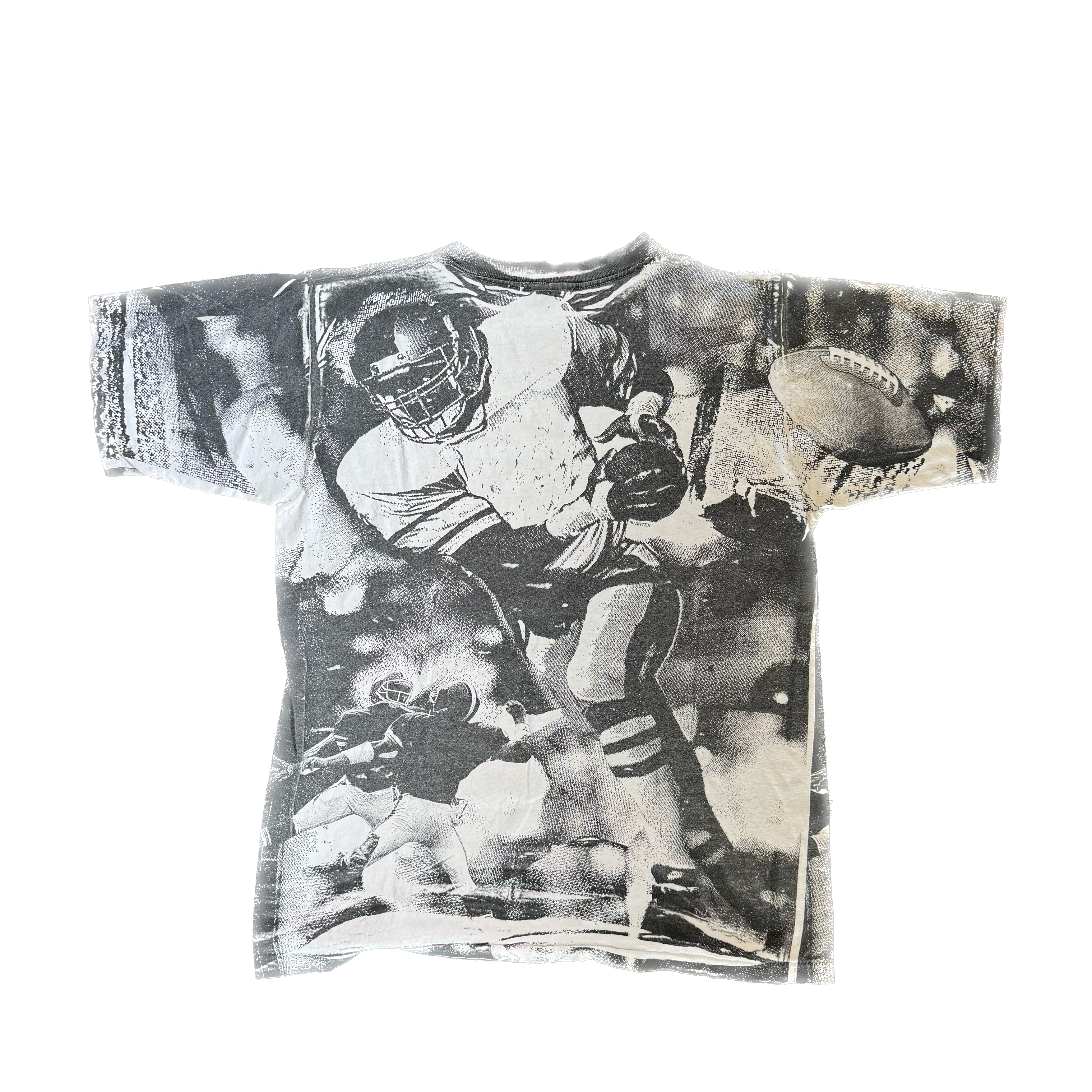 WESTSIDE STOREY VINTAGE | VINTAGE 90'S KC CHIEFS AOP T-SHIRT - WHITE Westside Storey