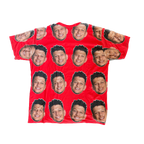 WESTSIDE STOREY VINTAGE | PAT MAHOMES SUPER BOWL PARADE STATE FARM T-SHIRT - RED Westside Storey