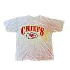 WESTSIDE STOREY VINTAGE | VINTAGE 90'S KC CHIEFS SPLATTER T-SHIRT - WHITE Westside Storey