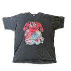 WESTSIDE STOREY VINTAGE | VINTAGE 90'S SALEM KC CHIEFS T-SHIRT - BLACK Westside Storey