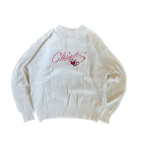 WESTSIDE STOREY VINTAGE | VINTAGE 90'S ANTIGUA KC CHIEFS CREAM KNIT SWEATER - CREAM Westside Storey