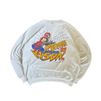 WESTSIDE STOREY VINTAGE | VINTAGE 90'S KC CHIEFS ANDRE RISON SPIDERMAN SWEATSHIRT - WHITE Westside Storey