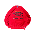 WESTSIDE STOREY VINTAGE | VINTAGE 90'S KC CHIEFS RUSSELL STITCHED SWEATSHIRT - XL Westside Storey